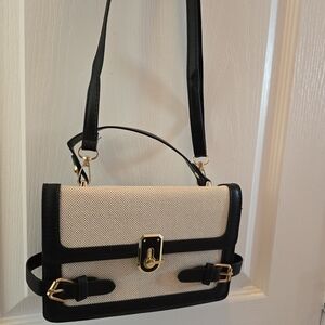 Elegant Black and Cream Women's Bag
